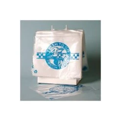 Saddle Pack Printed Slide Seal Deli Bags, "Fresh To Go", 10-1/2"W X 8"L, 2 Mil, Clear, 500/Pack