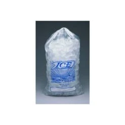 Printed Drawstring Metallocene Ice Bags, 12"W X 19"L, 1.35 Mil, 500/Pack
