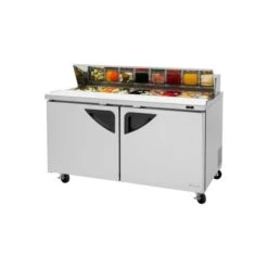 Super Deluxe Series - Sandwich/Salad Table 60-1/4"W - 2 Door