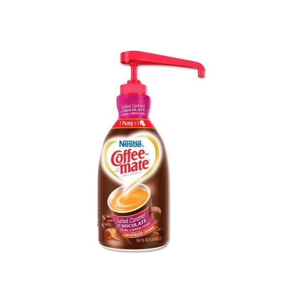 Nestlé® Coffee-mate¬Æ Liquid Creamer Pump Bottle, Salted Caramel Chocolate, 1.5 Liter 1 Nestlé® Coffee-mate¬Æ Liquid Creamer Pump Bottle, Salted Caramel Chocolate, 1.5 Liter