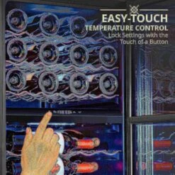 43-Bottle Dual Zone Compressor Freestanding Wine Cooler Refrigerator - Black -Zoro Tools Shop CA20Marketing20Inc IVFWCC431DBxx2xx2dff17