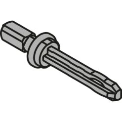 Gray Synchro Adapter For Tip-on Blumotion