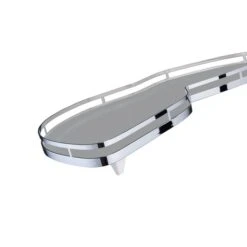 LeMans Small Chrome/Anthracite Right Swing 32-1/4W 2850320005 Soft-close Sold Separate