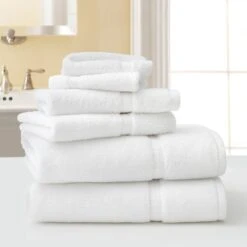 White Bath Towel, 30 X 56, 18lbs, 12PK
