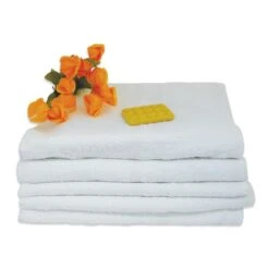 Deluxe Blend Bath Towel, Ringspn, 25x54, 12PK