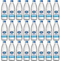 Unflavored Sparkling Mineral Water Glass Bottles, 12 Fl Oz, PK 24