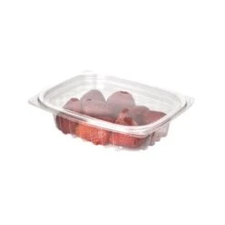 8 Oz PLA Rectangular Deli Containers With Lids, PK300