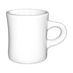 10 Oz European White Diner Mug, PK36