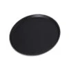 CARLISLE 16 In Round Black Griptite™ 2 Serving Tray