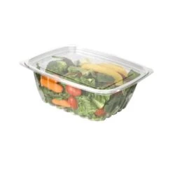 32 Oz PLA Rectangular Deli Containers With Lid, PK200