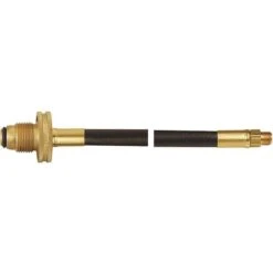 1/4 In. Thermo Pigtail #60 Soft Nose Pol X 1/4 In. M Inverted Flare Round Brass Handwheel 18 In. Oal