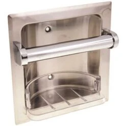 PROPLUS 9 Recessed Soap Dish In Chrome