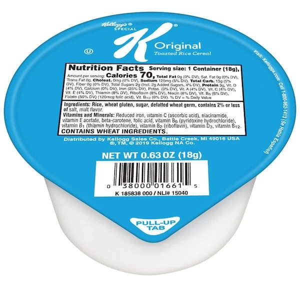 Kellogg's Special K Cereal .62 Oz. Bowl, PK96 6 Kellogg's Special K Cereal .62 Oz. Bowl, PK96 - Image 6