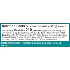 Bob's Red Mill Gluten Free Classic Oatmeal Cup 1.81 Oz. Cup, PK12 -Zoro Tools Shop DOT20Foods 00039978021847xxF001