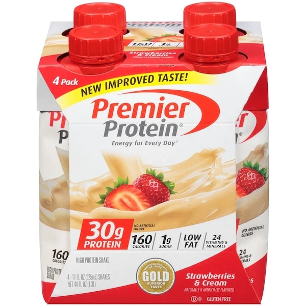 Premier Protein Protein Shake Strawberries & Creme 11 Fl. Oz., PK12 1 Premier Protein Protein Shake Strawberries & Creme 11 Fl. Oz., PK12