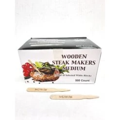 Goldmax Medium Steak Wooden Marker, PK5000