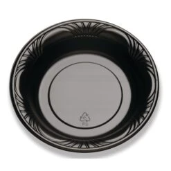 D & W Fine Pack 16 Oz. Black Bowl, PK500