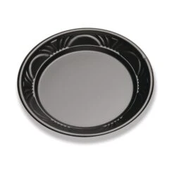 D & W Fine Pack 7" Plastic Pearl Black Plate, PK1000