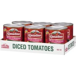 Diced Tomatoes In Juice Contadina 102 Oz. Cans, PK6 -Zoro Tools Shop DOT20Foods 395014xx6xx20200929xx022005PM