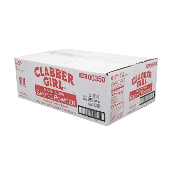 Clabber Girl Double Acting Baking Powder 5lbs, PK6 3 Clabber Girl Double Acting Baking Powder 5lbs, PK6 - Image 3