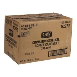 Cinnamon Streusel Coffee Cake Mix 7lbs Bag, PK4 -Zoro Tools Shop DOT20Foods 454902xx2xx20201002xx101923AMxxCASE