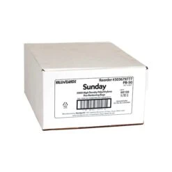 High Density Proportion Printed Sunday Black Bag, PK2000