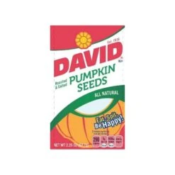 David Original Pumpkin Seeds 2.25 Oz., PK12