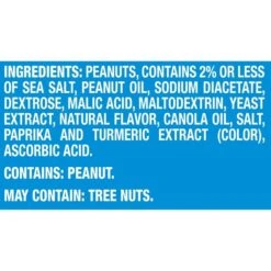 Planters Sea Salt & Vinegar Peanut 2.25 Oz. Tube, PK30 -Zoro Tools Shop DOT20Foods 604301xx3xx20200930xx060013PM