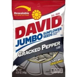 David Black Pepper Sunflower Seeds 5.25 Oz., PK12