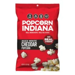 Caddy Popcorn Aged White Cheddar 1.7 Oz., PK6