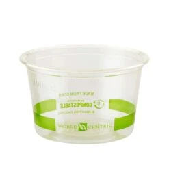 World Centric 4 Oz. Ingeo Compostable Clear Souffle Bowl, PK1000
