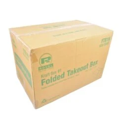 Royal 4.38"x3.5"x2.5" #1 Kraft Folded Takeout Box, PK450 -Zoro Tools Shop DOT20Foods 646866xx3xx20200929xx101903AM