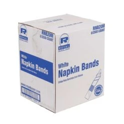 Royal White Napkin Band, PK20000