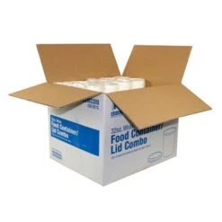 Royal 32 Oz. White Paper Food Container And Lid Combo, PK250 -Zoro Tools Shop DOT20Foods 650141xx4xx20200923xx122545PM