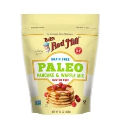Bob's Red Mill Paleo Pancake And Waffle Mix 13 Oz. Bag, PK4 -Zoro Tools Shop DOT20Foods 666286xx5xx20201002xx082647AM