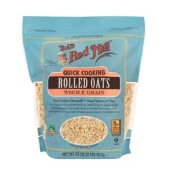 Bob's Red Mill Quick Cooking Rolled Oats 32 Oz. Bag, PK4