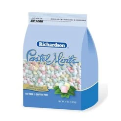 Richardson Gluten Free Fat Free Pastel Mints Bag 4lbs, PK6
