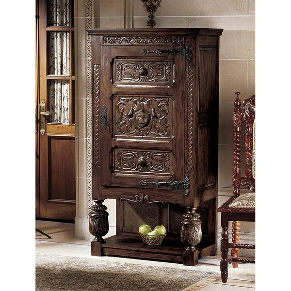 Coat Of Arms Gothic Revival Armoire 1 Coat Of Arms Gothic Revival Armoire