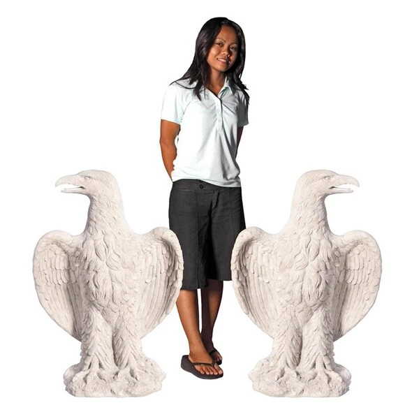 America's Grand-Scale Eagle Statue: Set Of Two 1 America's Grand-Scale Eagle Statue: Set Of Two