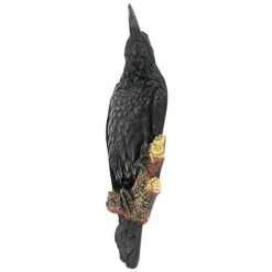 The Raven's Perch Wall Sculpture -Zoro Tools Shop Design20Toscano NG34872xx8