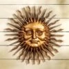Sloane Square: Greenman Sun Wall Sculpture
