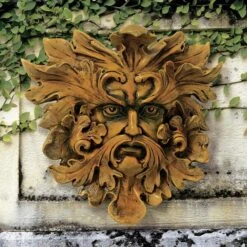 Oak King Greenman Wall Sculpture
