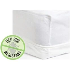 Bed Bug & Waterproof Mattress Cover - 30" X 74" (Cot Size), 6" Depth