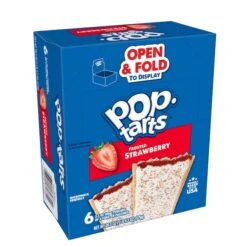 Pop-Tarts Frosted Open & Fold Display Strawberry Pastry 2 Count, PK72 -Zoro Tools Shop Dot20Foods 354359xx14xx20200928xx022744PM