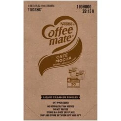 Coffee-Mate Cafe Mocha Single Serve Liquid Creamer .375 Oz. Cup, PK200 -Zoro Tools Shop Dot20Foods 377954xx16xx20200924xx063537AM