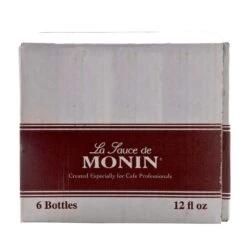 Monin Dark Chocolate Sauce 12 Fl. Oz. Bottle, PK6 -Zoro Tools Shop Dot20Foods 506818xx1xx20200925xx112336AM