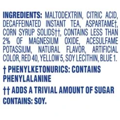 Crystal Light Iced Tea Decaf Beverage Mix 1.5 Oz., PK12 -Zoro Tools Shop Dot20Foods 510983xx3xx20200930xx020046PM