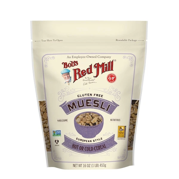 Bob's Red Mill Gluten Free Muesli 16 Oz. Bag, PK4 3 Bob's Red Mill Gluten Free Muesli 16 Oz. Bag, PK4 - Image 3