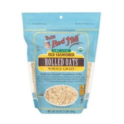 Bob's Red Mill Organic Old Fashioned Rolled Oats 16 Oz. Bag, PK4 -Zoro Tools Shop Dot20Foods 679967xx2xx20200930xx101342AM
