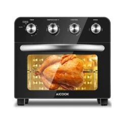 24QT AIR FRYER OVEN-BLACK